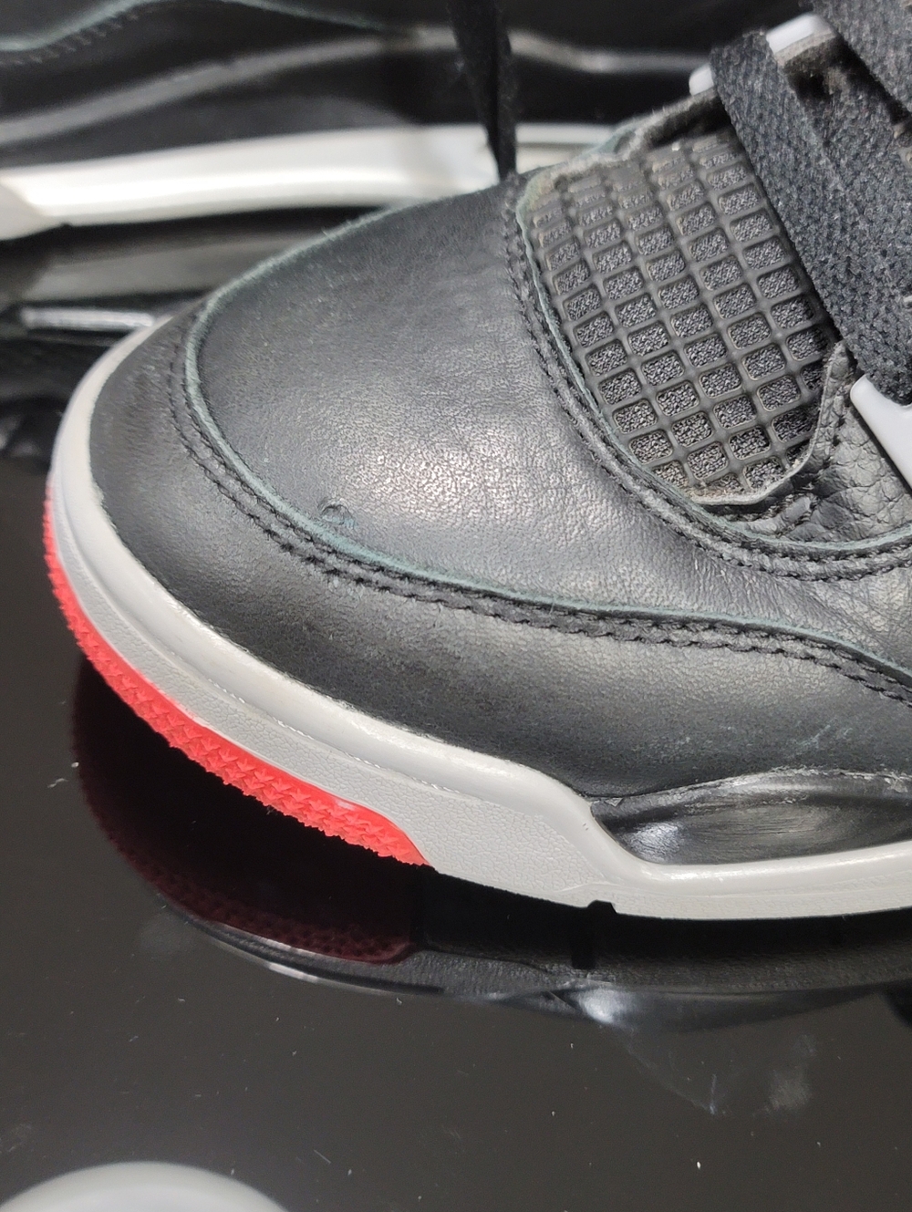 Nike Air Jordan 4 Retro "Bred Reimagined Mens 7 Ships Today - Picture 14 of 15